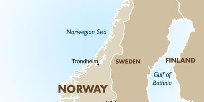 Mapa lillehammer Norvegia