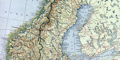Mapa zaharra Norvegia