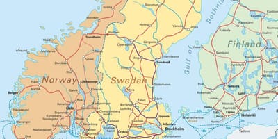 Mapa narvik Norvegia