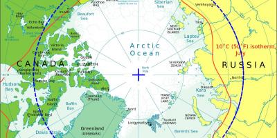 Arctic Norvegia mapa