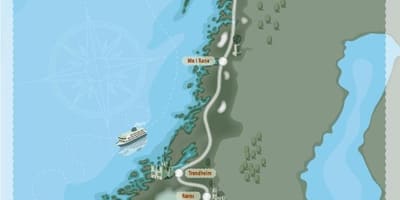 Camping Norvegia mapa