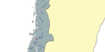 Mapa Norvegia ibaiaren