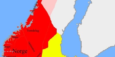 Mapa Norvegia mugak