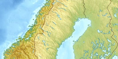 Norvegia topo mapa